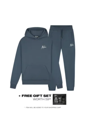Malelions signature tracksuit slate