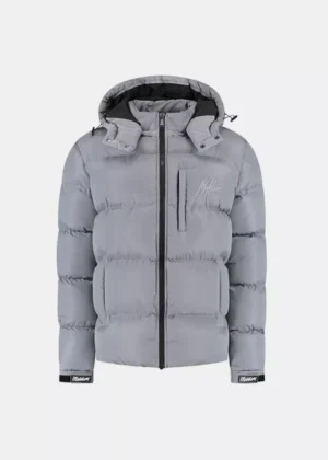 Malelions sport astro puffer jacket light grey