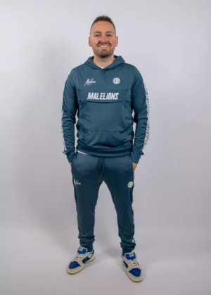 Malelions sport warming up tracksuit teal/white