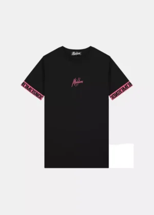 Malelions venetian t-shirt black/hot pink
