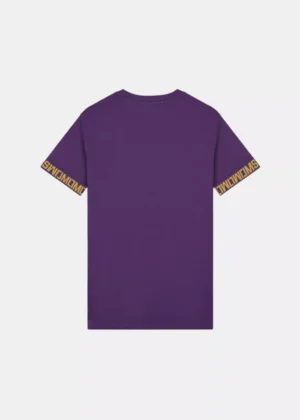 Malelions venetian t-shirt purple/gold