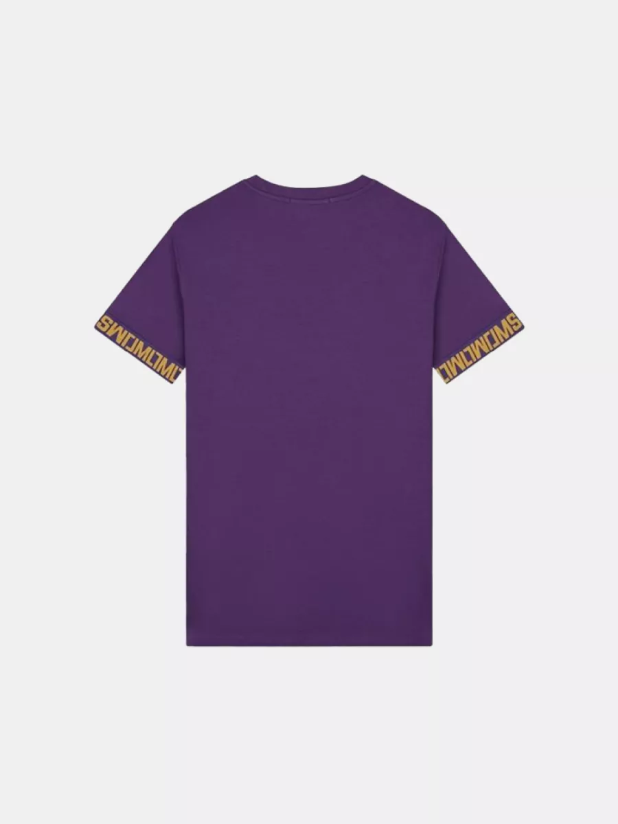 Malelions venetian t-shirt purple/gold