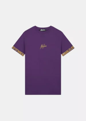 Malelions venetian t-shirt purple/gold