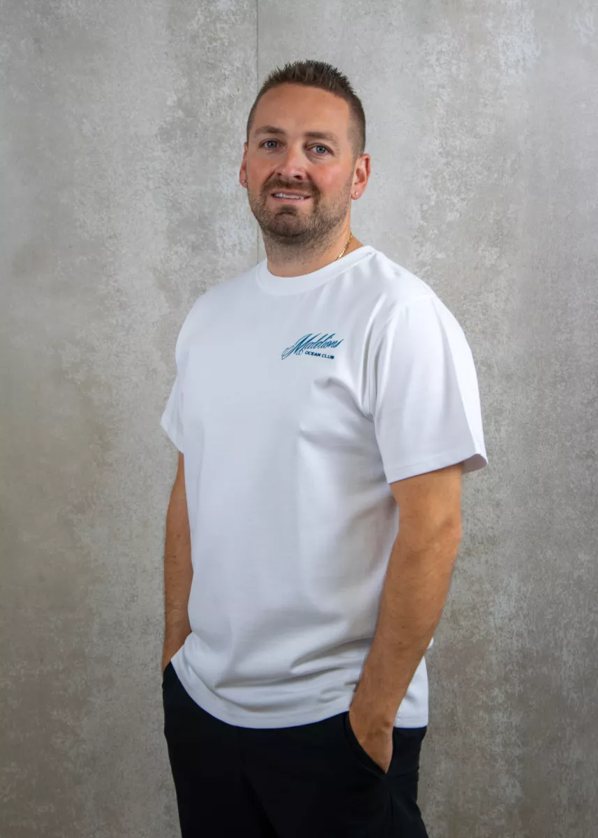 Malelions yacht t-shirt white