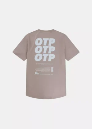 OFF THE PITCH division slim fit tee 701 dusty pink