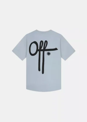 OFF THE PITCH fullstop slim fit tee 608 light blue