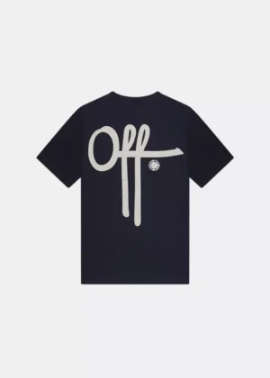 OFF THE PITCH fullstop slim fit tee 675 navy