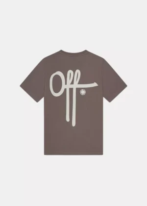 OFF THE PITCH fullstop slim fit tee 858 mud olive