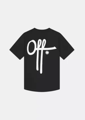OFF THE PITCH fullstop slim fit tee fw24 998 black fw24