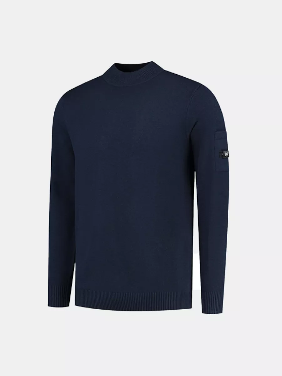 Quotrell cannes knitted sweater navy