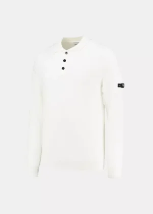 Quotrell couteux knitted button up ecru