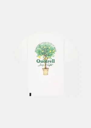 Quotrell limone t-shirt off white/green