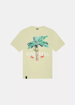 Quotrell resort t-shirt light green/white