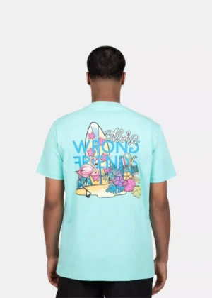 Wrong Friends aloha t-shirt light turquoise