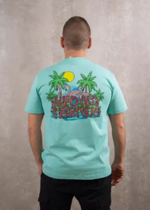 Wrong Friends honolulu t-shirt light turquoise