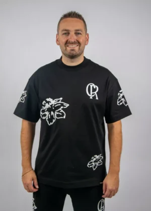 Croyez flower t-shirt 2900 black