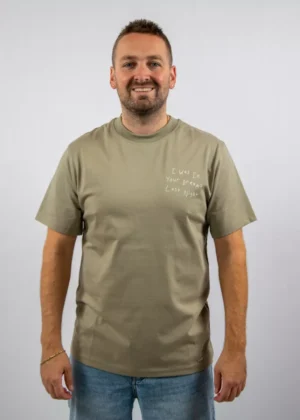 Croyez in your dreams t-shirt dusty olive