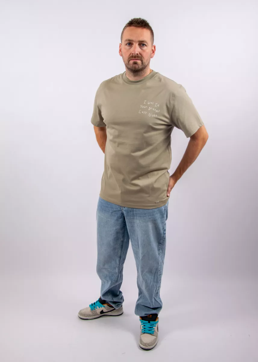 Croyez in your dreams t-shirt dusty olive