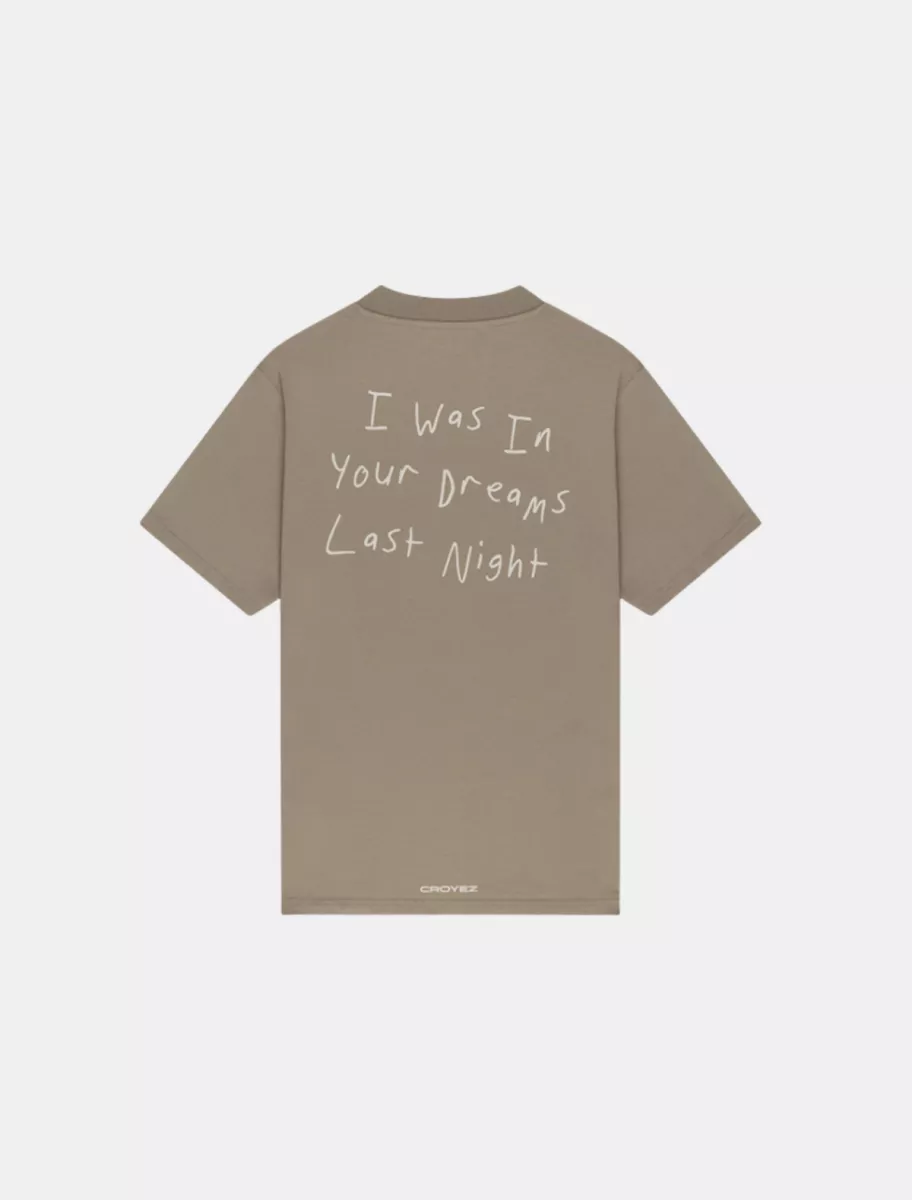 Croyez in your dreams t-shirt dusty olive