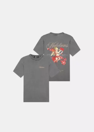 Malelions angel t-shirt 848 acid wash