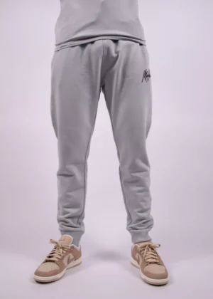 Malelions striped signature sweatpants 691 ocean grey
