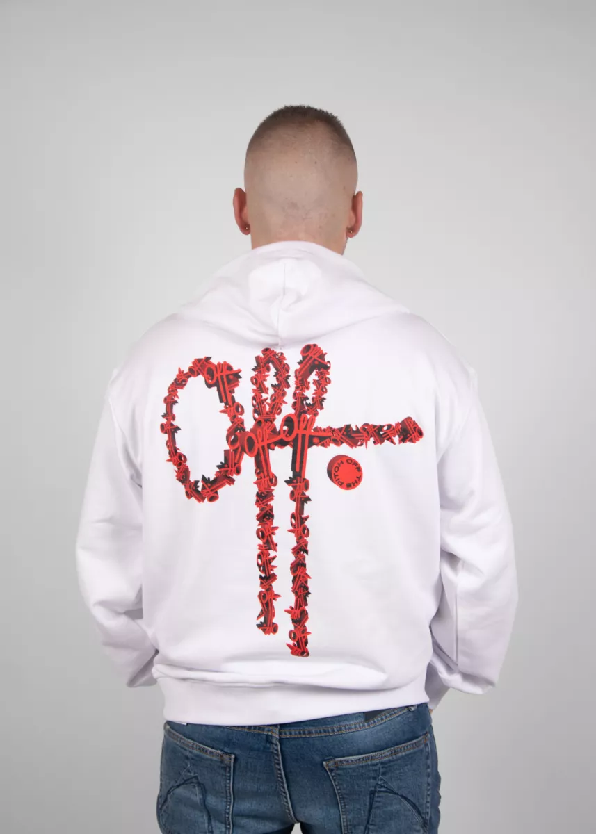 OFF THE PITCH 3d off hood 100 white