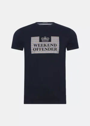 Weekend Offender ts1a27 navy/mid house check