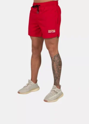 Wrong Friends fast life swimshorts red
