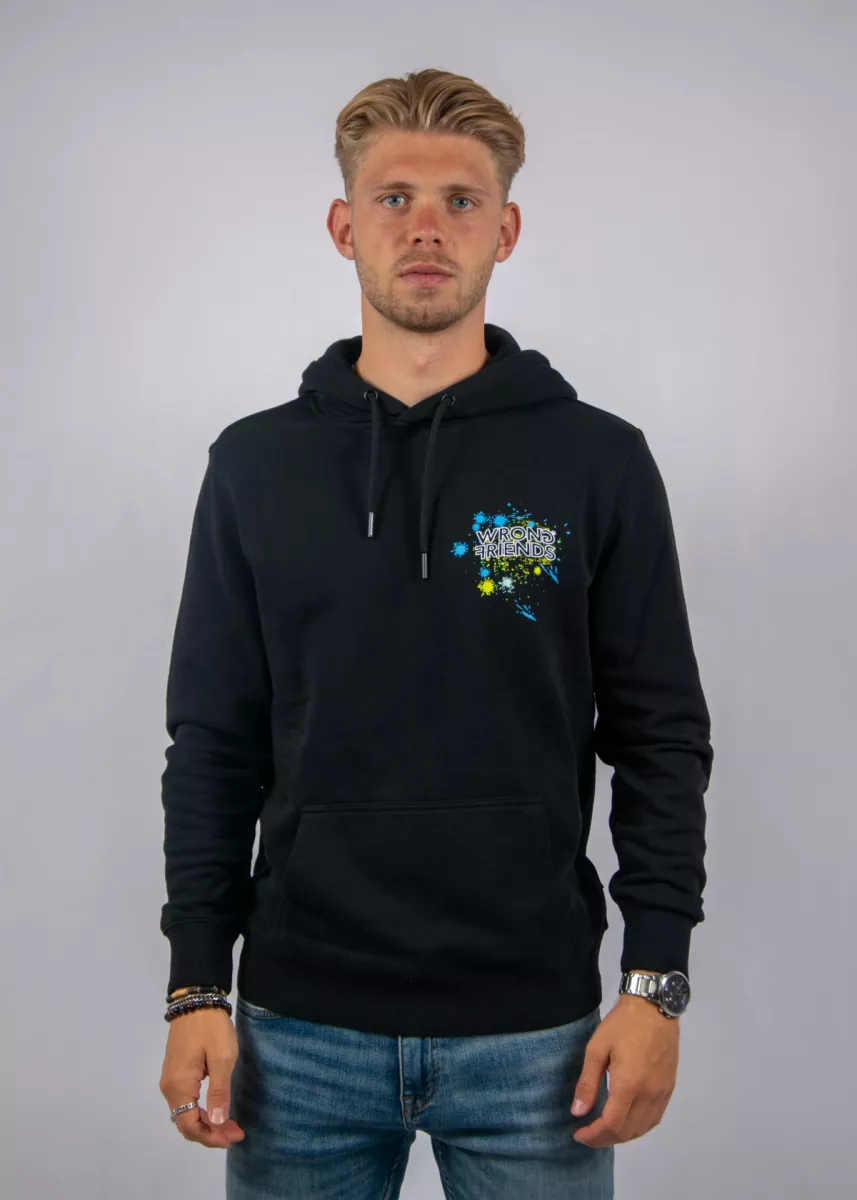 Wrong Friends hays hoodie black