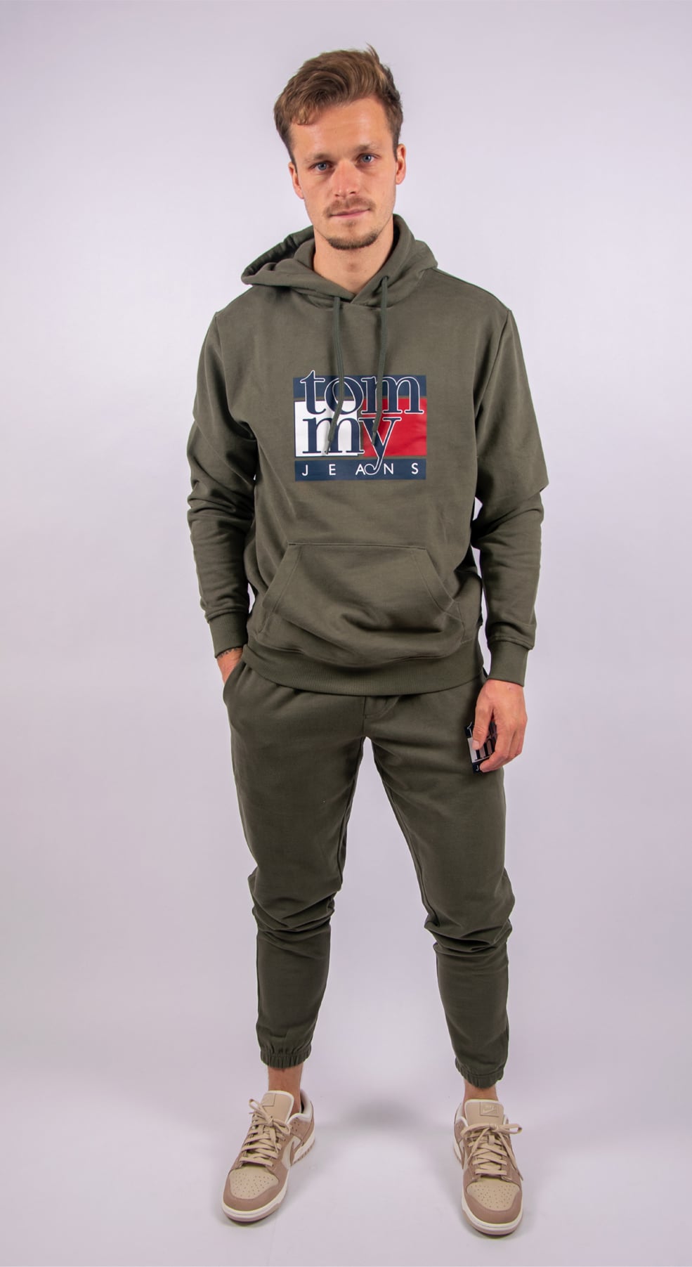 Tommy Jeans Jogging Hoodie set Green - Afbeelding 2