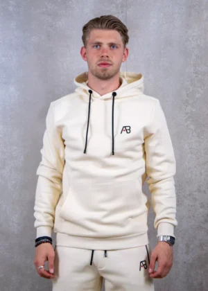 AB Lifestyle basic hoodie white swan