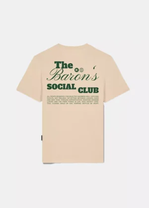 Baron Filou Backprint the baron social cl sand brown