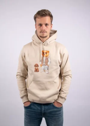 Baron Filou cl hoodie sand brown