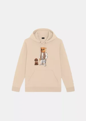 Baron Filou cl hoodie sand brown