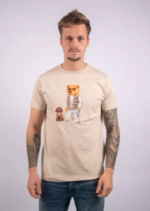 Baron Filou cl t-shirt sand brown