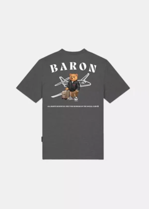 Baron Filou Cli t-shirt stone grey