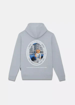 Baron Filou cxlix backprint hoodie frosted blue