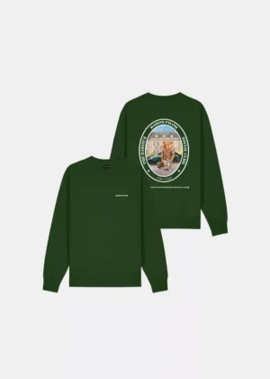 Baron Filou cxlvi backprint pullover forest green