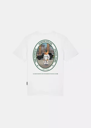 Baron Filou cxlvii oval backprint white