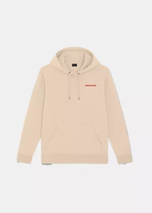 Baron Filou left lane club backprint hood sand brown