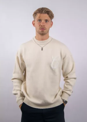 Croyez fluffy essence knit sweater 2102 cream