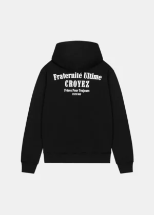 Croyez fraternite hoodie 2900 black