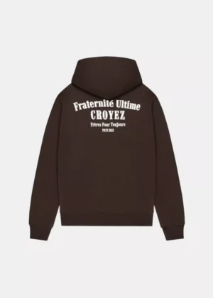 Croyez fraternite hoodie 2903 brown