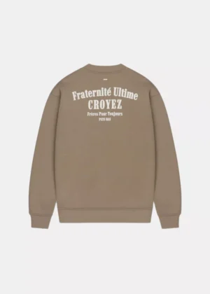 Croyez fraternite sweater 2103 sand