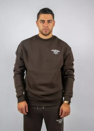 Croyez fraternite sweater 2903 brown