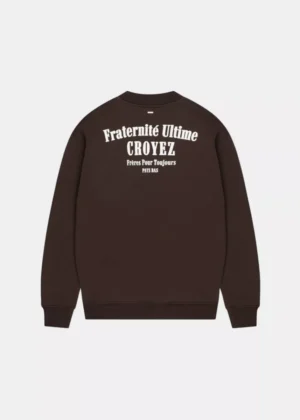 Croyez fraternite sweater 2903 brown