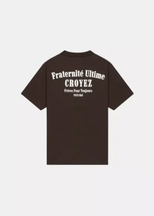 Croyez fraternite t-shirt 2903 brown