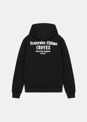 Croyez fraternite zip-hoodie 2900 black