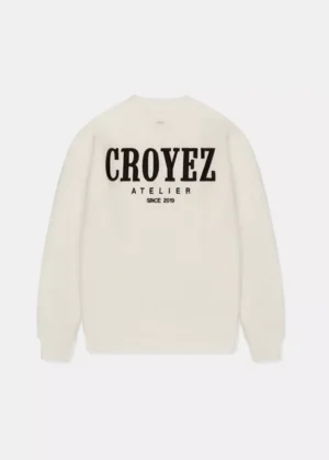 Croyez gallery knit sweater off-white