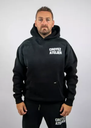 Croyez sprayed atelier hoodie 2900 black